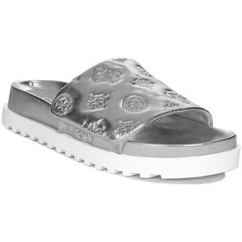 FLJFABFAL19Silver  women's Flip flops / Sandals (Shoes) in Silver