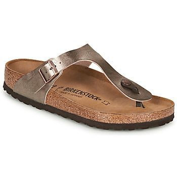 GIZEH  women's Flip flops / Sandals (Shoes) in Brown