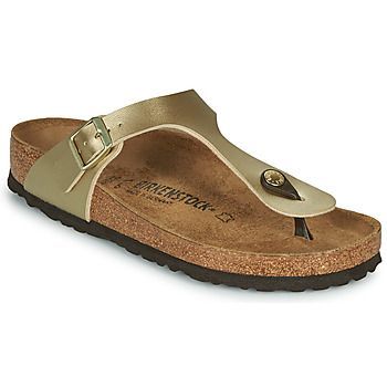 GIZEH  women's Flip flops / Sandals (Shoes) in Gold