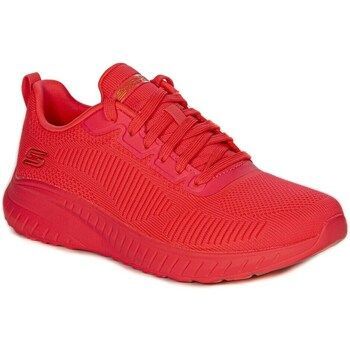 Bobs Neon Coral  women's Shoes (Trainers) in Red