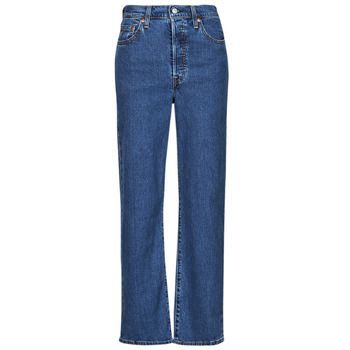 Levis  RIBCAGE STRAIGHT ANKLE Lightweight  women's Jeans in Blue