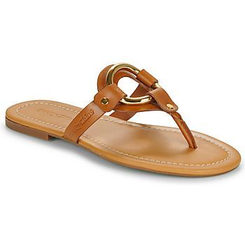 HANA  women's Flip flops / Sandals (Shoes) in Brown