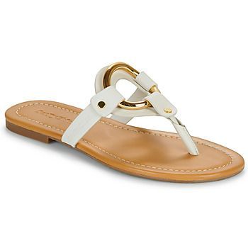 HANA  women's Flip flops / Sandals (Shoes) in White