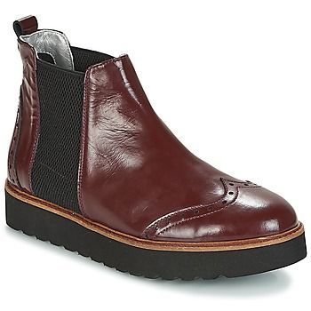HUNTER THICK  women's Mid Boots in Bordeaux