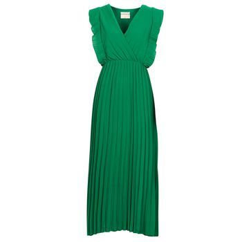 NOLMY  women's Long Dress in Green