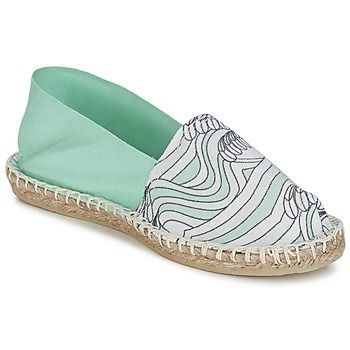 CLASSIQUE IMPRIMEE  women's Espadrilles / Casual Shoes in Green. Sizes available:3.5