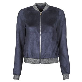 VMSUMMERELISA  women's Leather jacket in Blue. Sizes available:M,XS