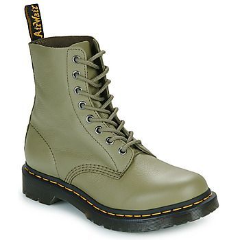 1460 Pascal Muted Olive Virginia  women's Mid Boots in Kaki