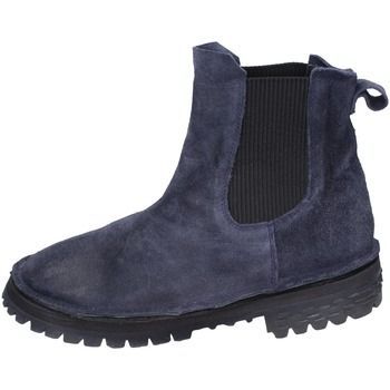 EY599 73303C  women's Low Ankle Boots in Blue