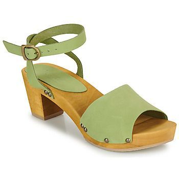 YARA FLEX  women's Clogs (Shoes) in Green