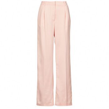 REBECCA SATIN  women's Trousers in Pink