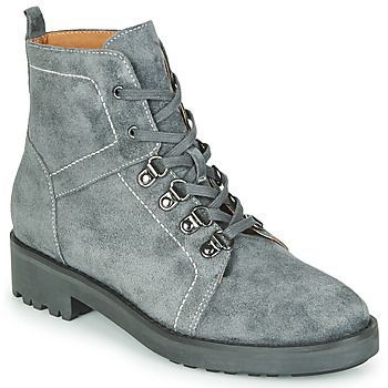ONGULE  women's Mid Boots in Grey. Sizes available:3.5,4,5,6,6.5,7.5