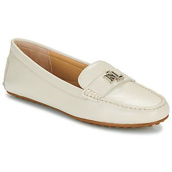 BARNSBURY-FLATS-DRIVER  women's Loafers / Casual Shoes in White