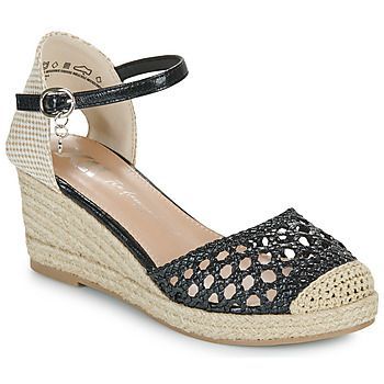 142893  women's Espadrilles / Casual Shoes in Black