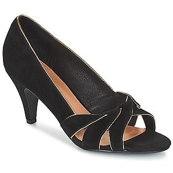 BANJO  women's Court Shoes in Black. Sizes available:3.5