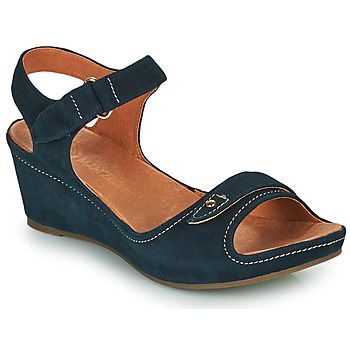 DARDA  women's Sandals in Blue. Sizes available:3,4,5,6,7,8