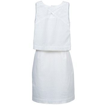 BOUJETTE  women's Dress in White. Sizes available:UK 6