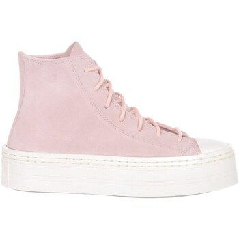 A04663C  women's Shoes (High-top Trainers) in Pink