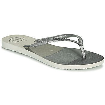 SLIM PALETTE GLOW  women's Flip flops / Sandals (Shoes) in Grey