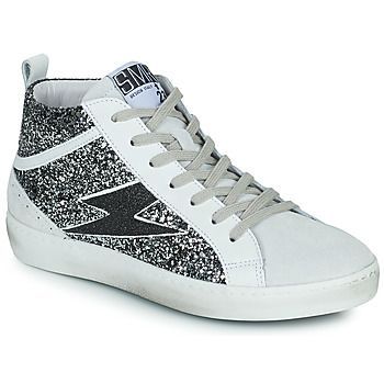 ALFA  women's Shoes (High-top Trainers) in White