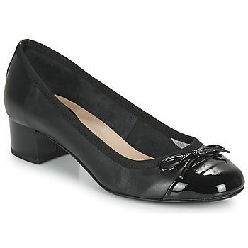 POEMINE  women's Court Shoes in Black