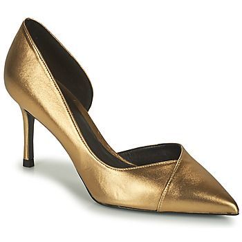 GYLIANE  women's Court Shoes in Gold