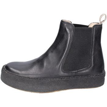 EY758  women's Low Ankle Boots in Black