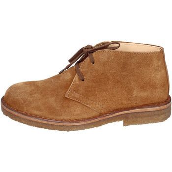 EY792  women's Low Ankle Boots in Brown