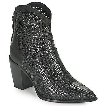 INTRECCIO NERO  women's Low Ankle Boots in Black. Sizes available:3,4,5,6,7,8