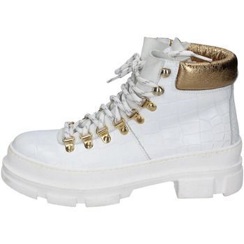 EY864  women's Low Ankle Boots in White