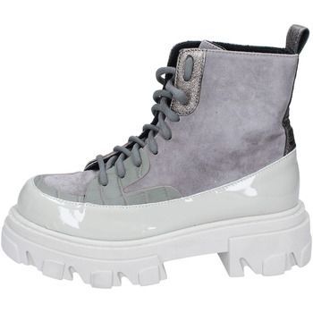 EY891  women's Low Ankle Boots in Grey