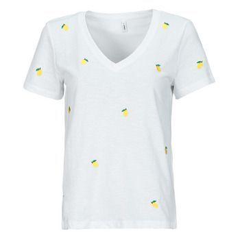 ONLKETTY  women's T shirt in White