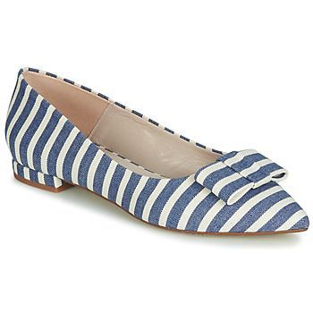 JILONOU  women's Shoes (Pumps / Ballerinas) in Blue. Sizes available:3.5,4,5.5