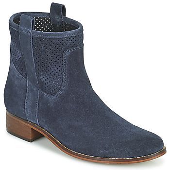 OSEILAN  women's Mid Boots in Blue. Sizes available:3.5,4,5,6,6.5,7,8,3