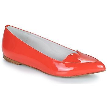 ANGELINA  women's Shoes (Pumps / Ballerinas) in Orange. Sizes available:3.5,4.5