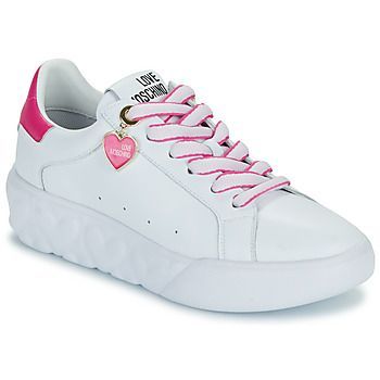 FUXIA HEART+GOLD  women's Shoes (Trainers) in White