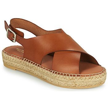 MOULTI  women's Sandals in Brown. Sizes available:6.5,7