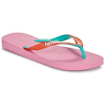TOP MIX  women's Flip flops / Sandals (Shoes) in Pink