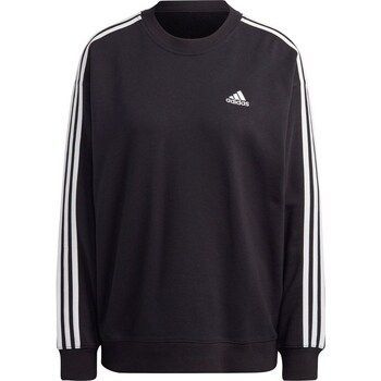 Essentials 3-stripes  women's Sweatshirt in Black