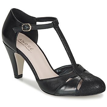 CANCAN  women's Court Shoes in Black. Sizes available:3.5,4,5,6,6.5,7.5