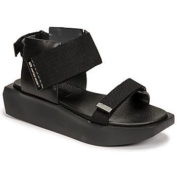 WA LO  women's Sandals in Black. Sizes available:4