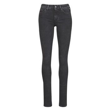 LUZ / HYPERFLEX / RE-USED  women's Skinny Jeans in Black