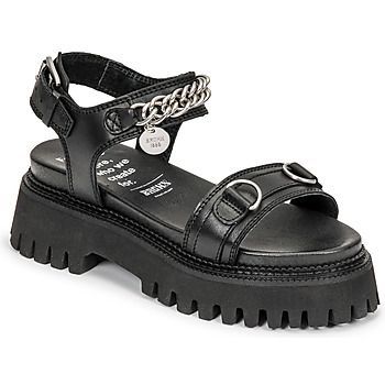 GROOVY SANDAL  women's Sandals in Black. Sizes available:5,6,7,8