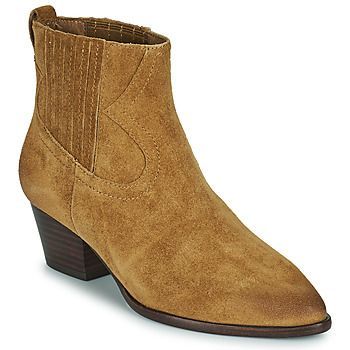 HARPER  women's Low Ankle Boots in Brown. Sizes available:3,4,5,6,7,8