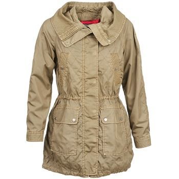 JANINE  women's Trench Coat in Beige. Sizes available:S,XS