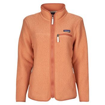 Womens Retro Pile Jacket  women's Fleece jacket in Orange
