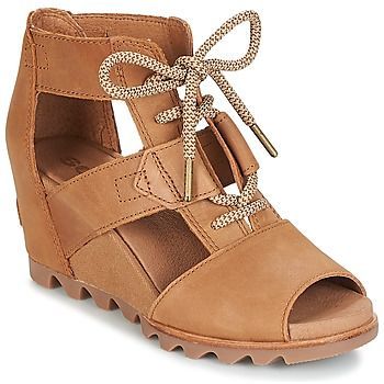 JOANIE LACE  women's Sandals in Brown. Sizes available:3