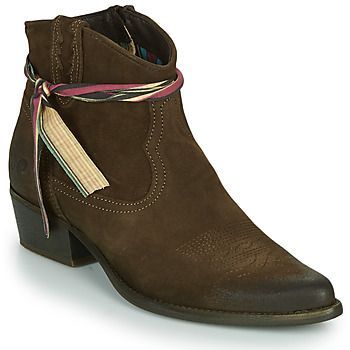 WEST  women's Low Ankle Boots in Green