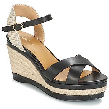 SAND  women's Sandals in Black. Sizes available:3.5,4,5,6.5,7.5