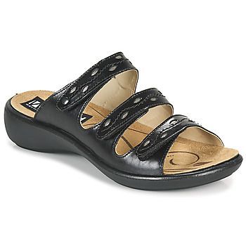 IBIZA 66  women's Mules / Casual Shoes in Black. Sizes available:2.5